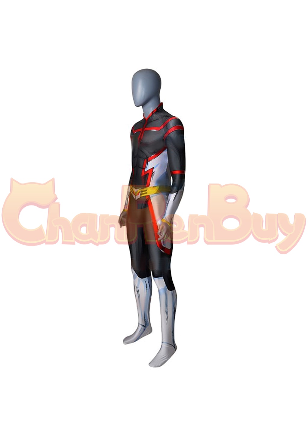 All Might Costume Bodysuit My Hero Academia Cosplay for Adult Kids Gray Ver