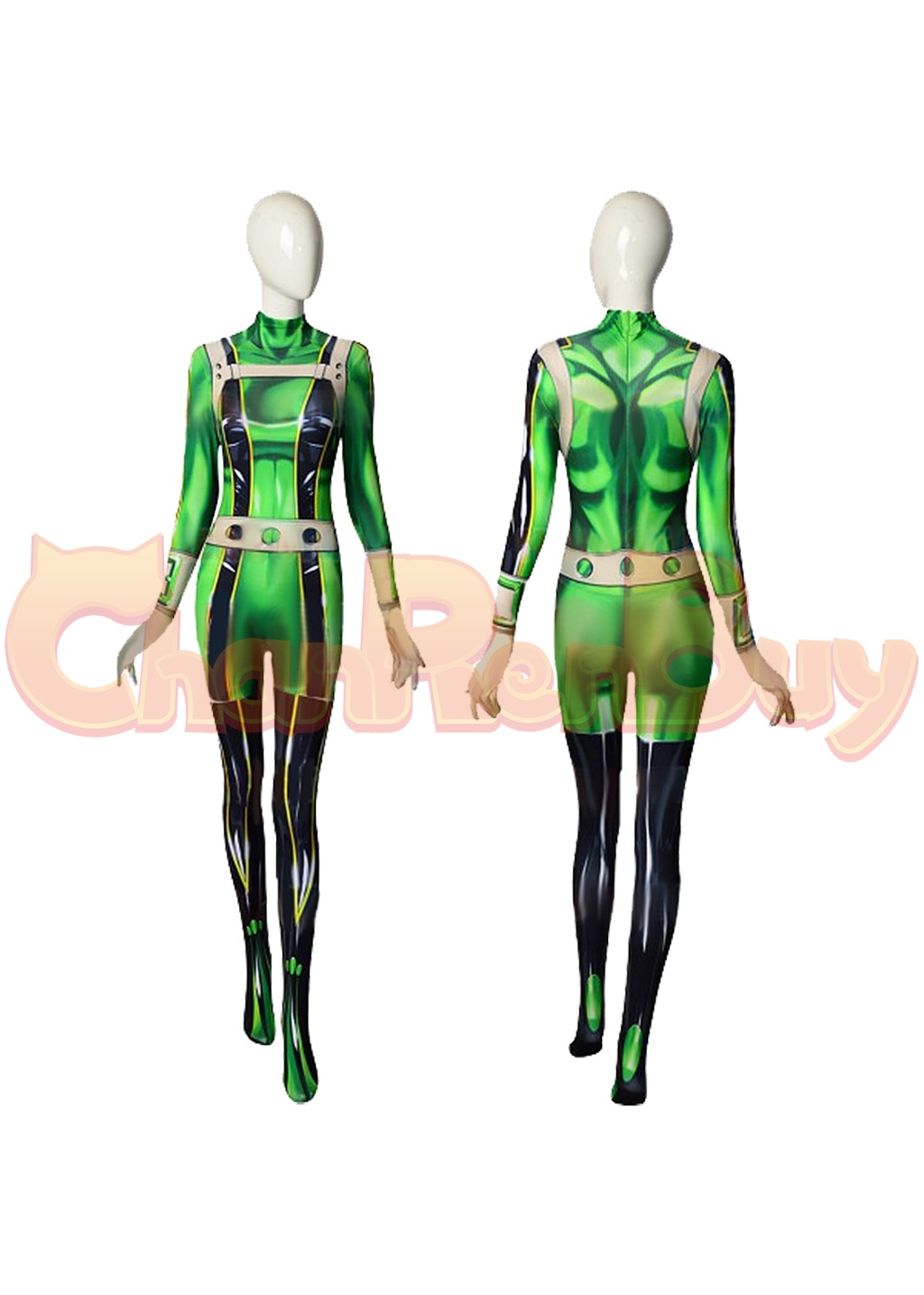 Asui Tsuyu Costume My Hero Academia Bodysuit Cosplay for Adult Kids
