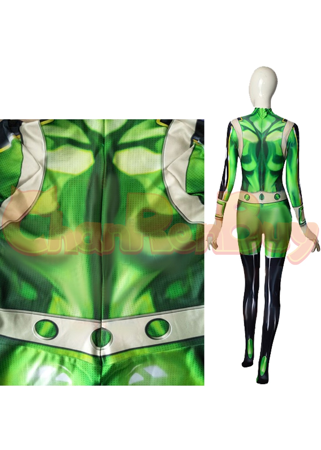Asui Tsuyu Costume My Hero Academia Bodysuit Cosplay for Adult Kids