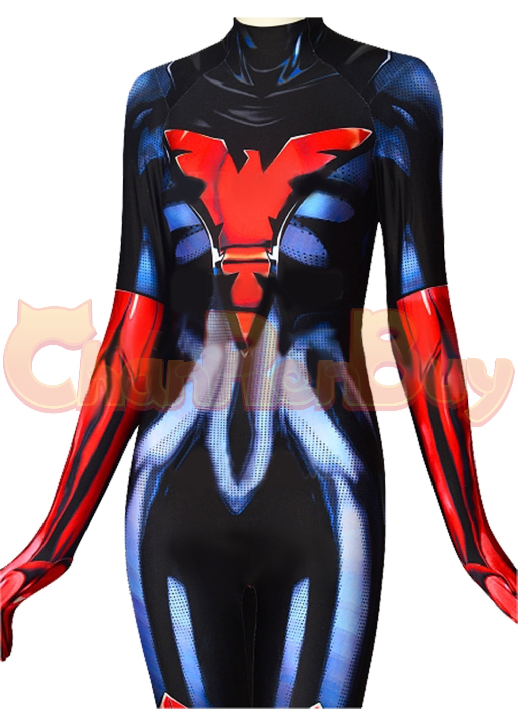 Jean Grey-Summers Costume X-Men Dark Phoenix Bodysuit Cosplay for Adult Kids