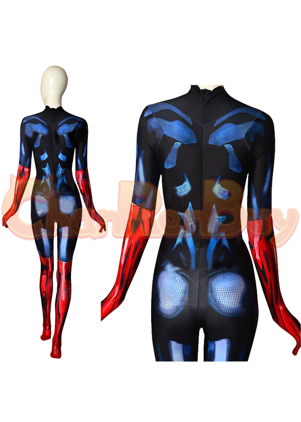 Jean Grey-Summers Costume X-Men Dark Phoenix Bodysuit Cosplay for Adult Kids