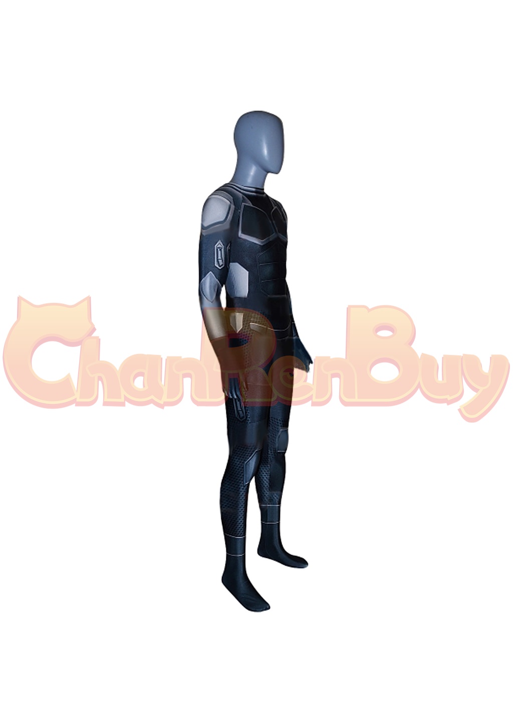 Black Noir Costume Bodysuit The Boys Cosplay for Adult Kids