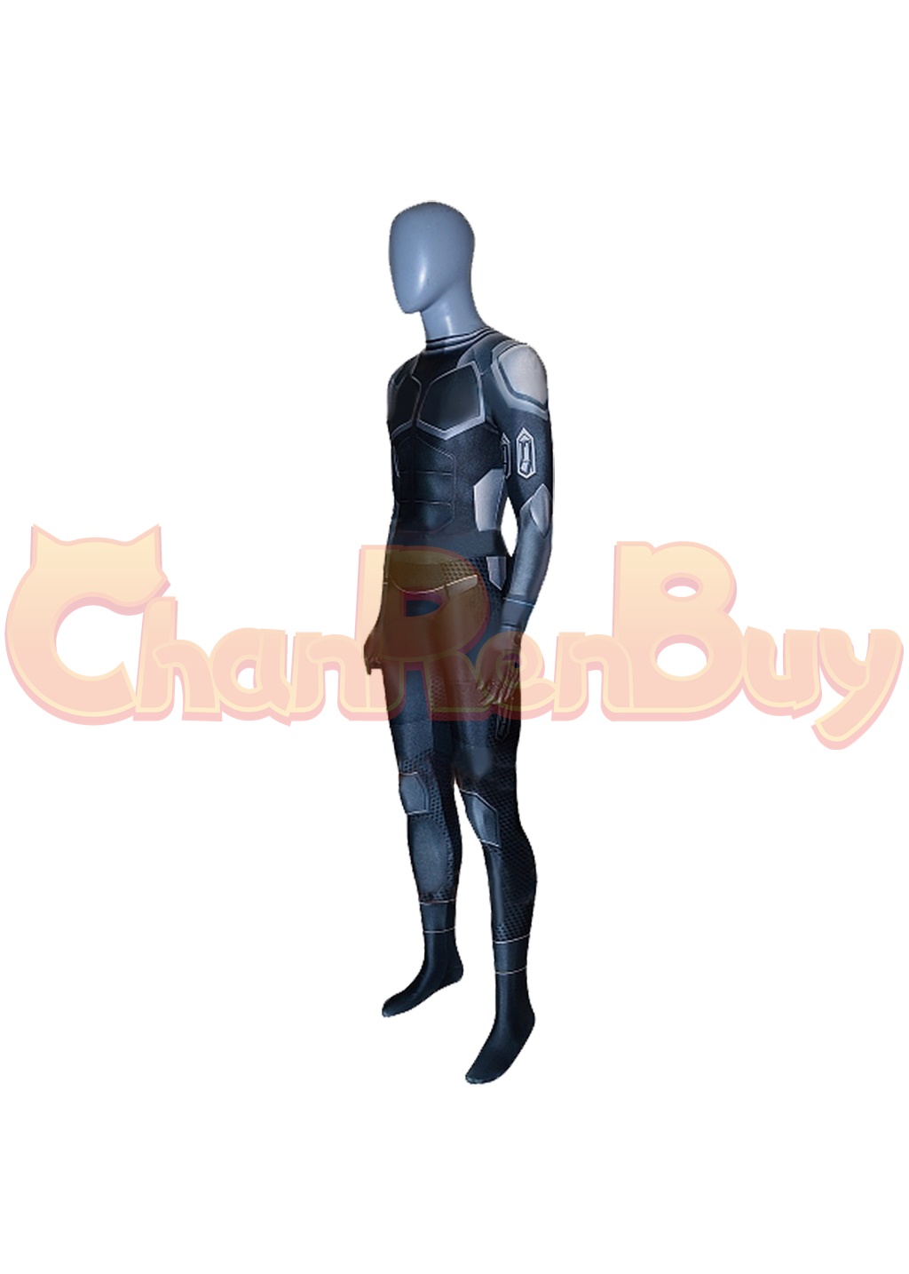 Black Noir Costume Bodysuit The Boys Cosplay for Adult Kids