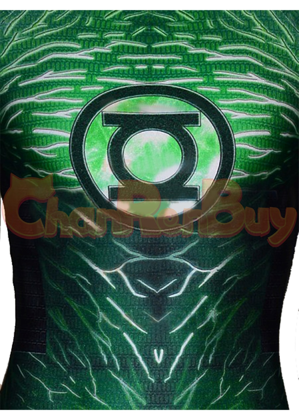 John Stewart Costume Bodysuit Green Lantern Cosplay for Adult Kids