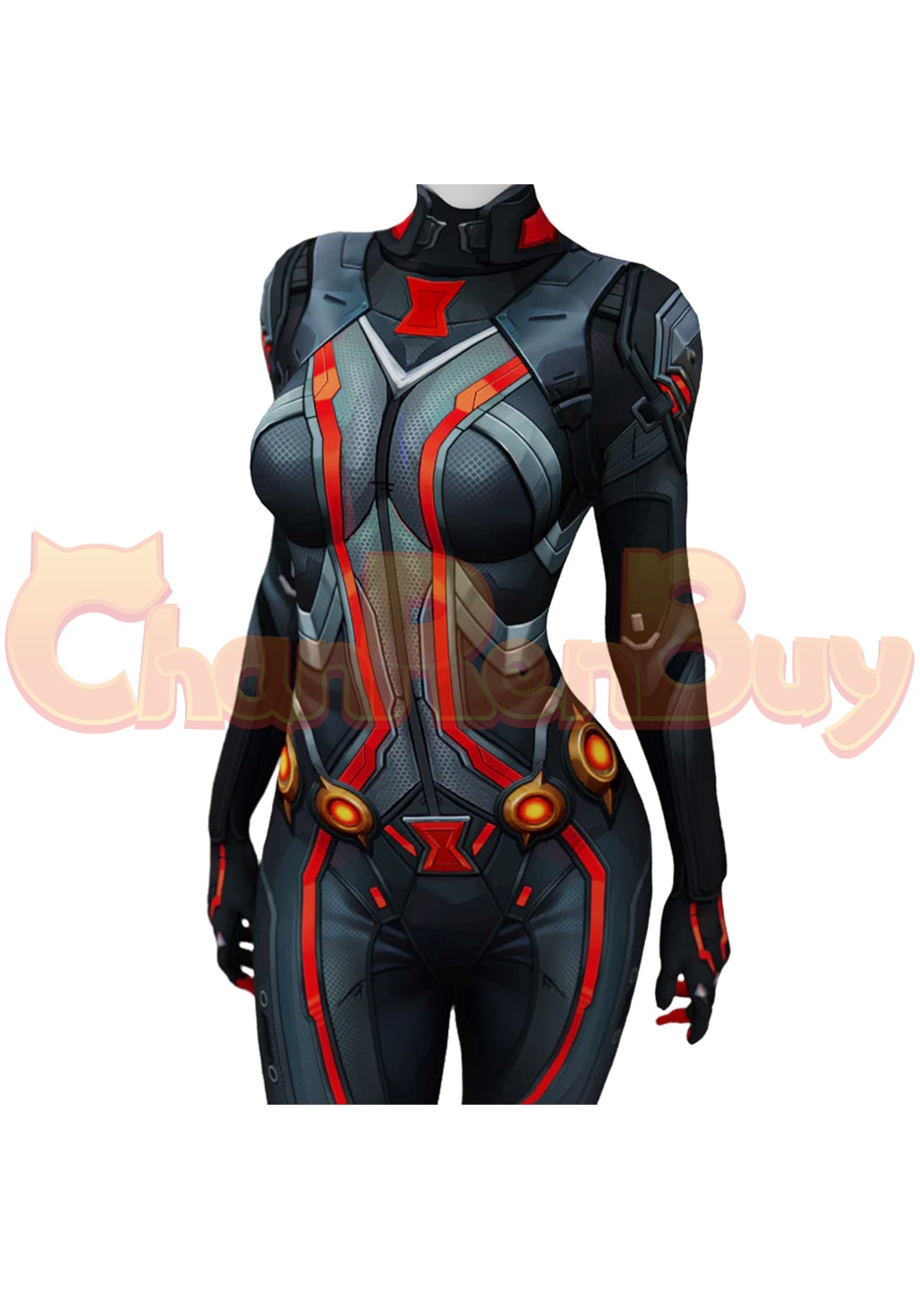 Black Widow Costume Marvel Rivals Bodysuit Cosplay for Adult Kids