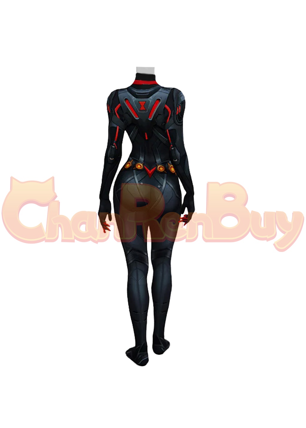 Black Widow Costume Marvel Rivals Bodysuit Cosplay for Adult Kids