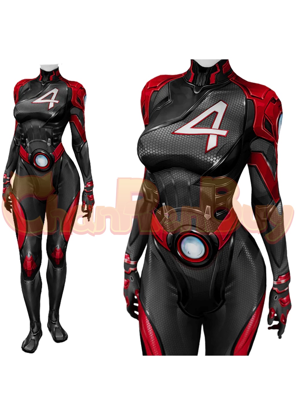 Invisible Woman Costume Marvel Rivals Susan Storm Bodysuit Cosplay for Adult Kids