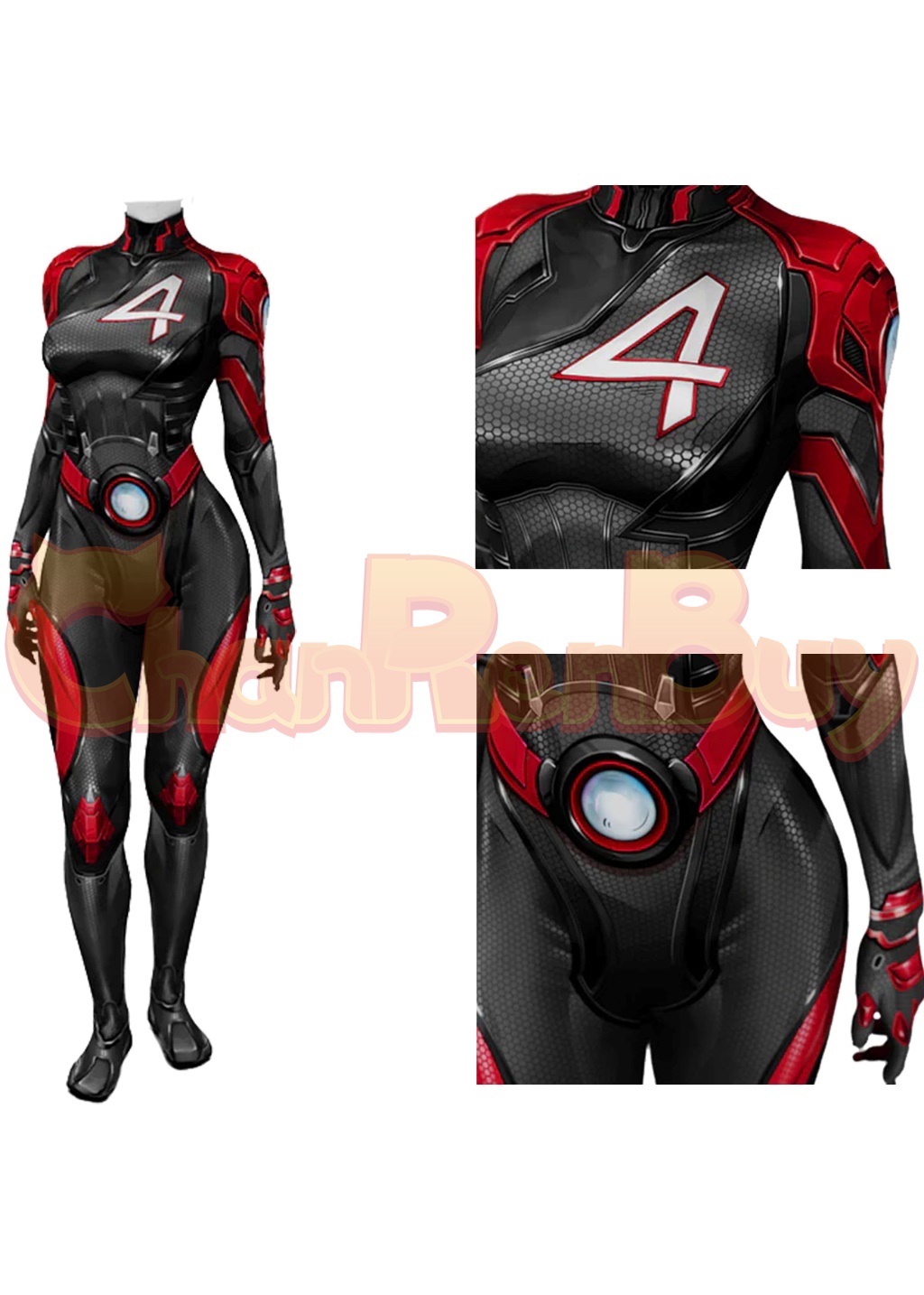 Invisible Woman Costume Marvel Rivals Susan Storm Bodysuit Cosplay for Adult Kids