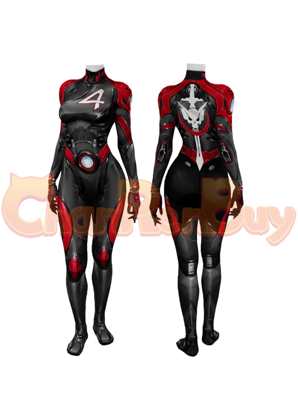 Invisible Woman Costume Marvel Rivals Susan Storm Bodysuit Cosplay for Adult Kids