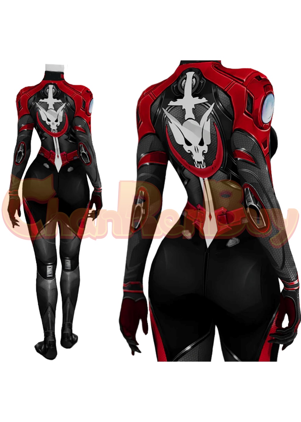 Invisible Woman Costume Marvel Rivals Susan Storm Bodysuit Cosplay for Adult Kids