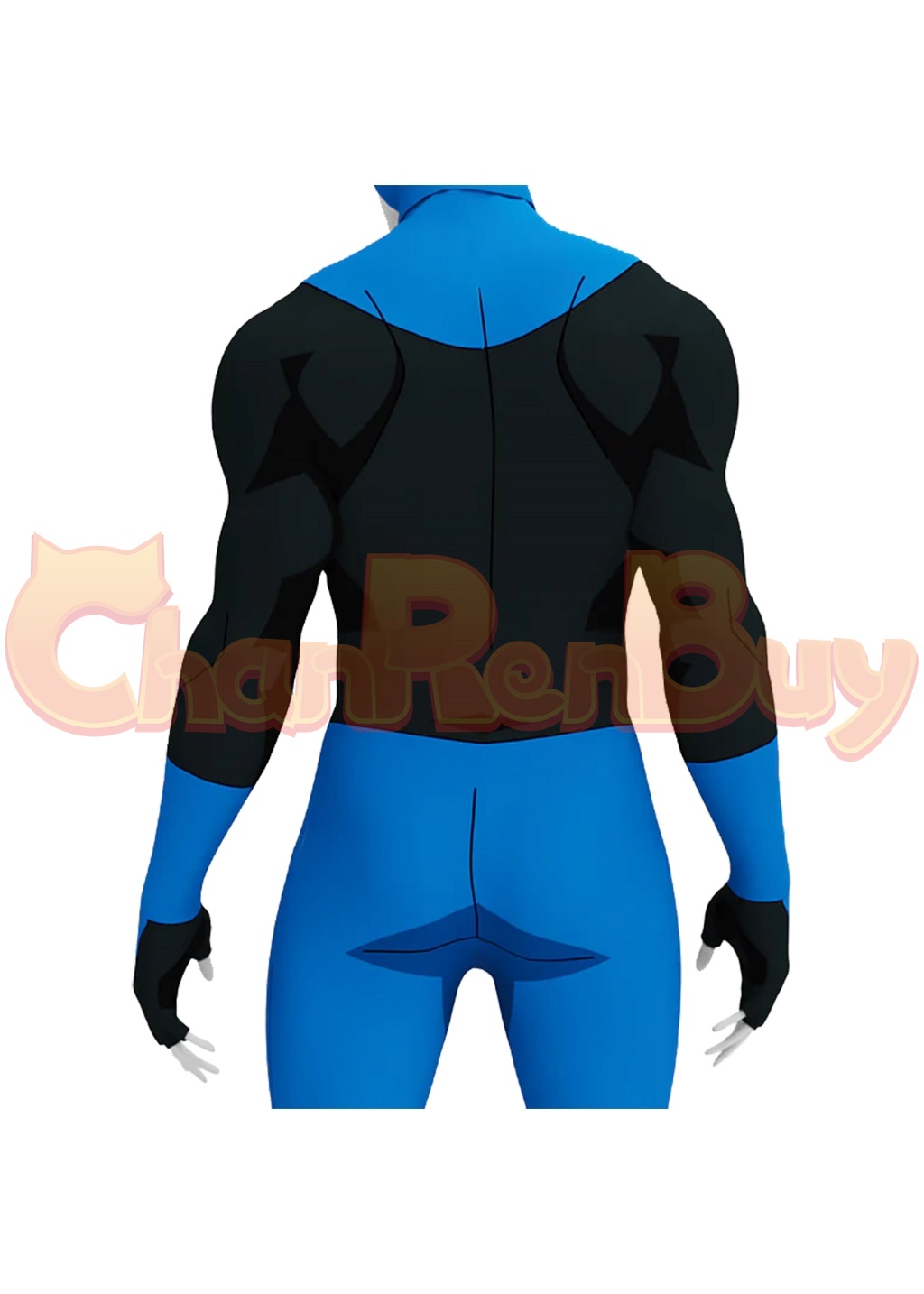 Omni-Man Costume Bodysuit Invincible Nolan Grayson Cosplay for Adult Kids Blue Ver