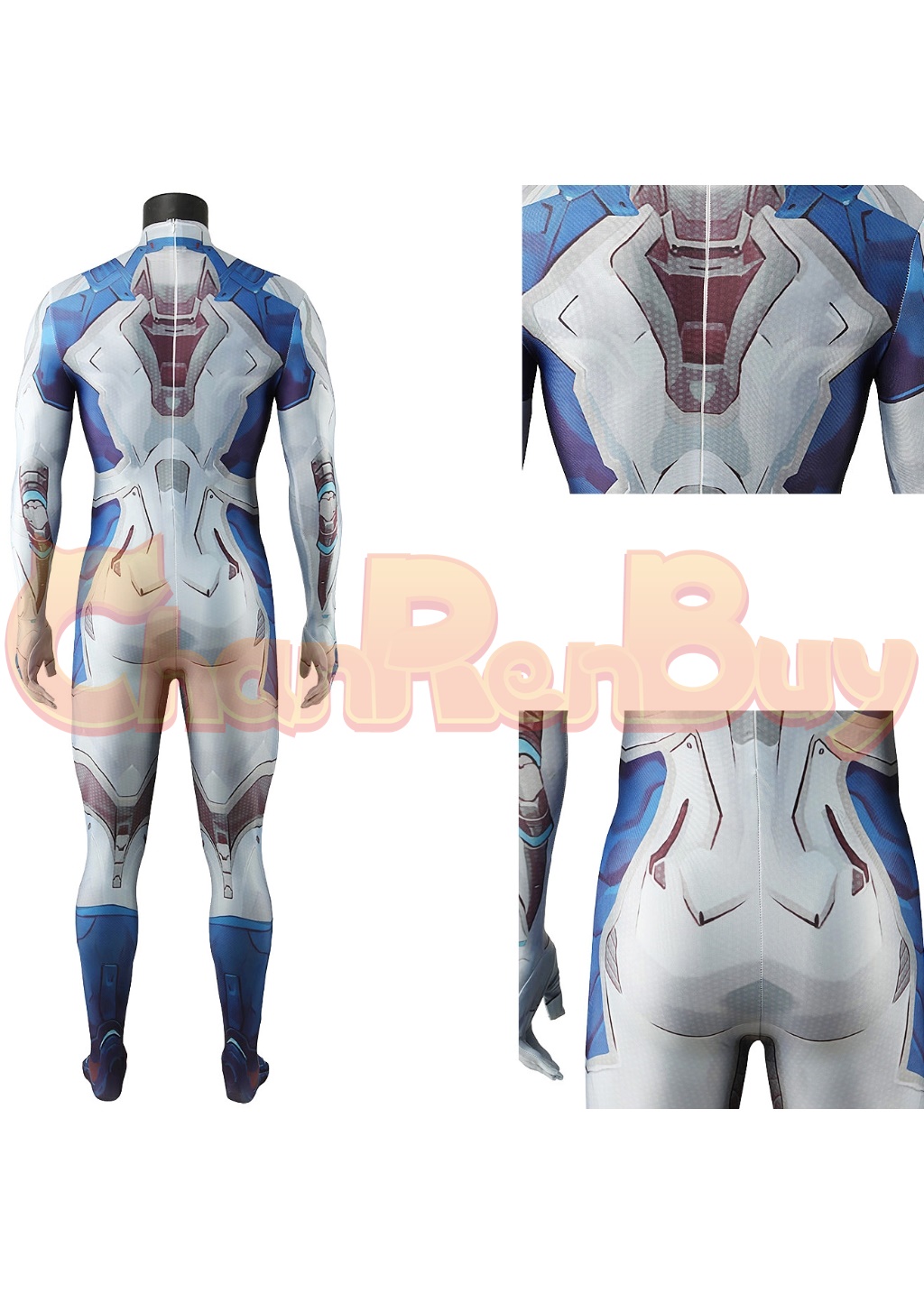 Mister Fantastic Costume Bodysuit Marvel Rivals Cosplay for Adult Kids