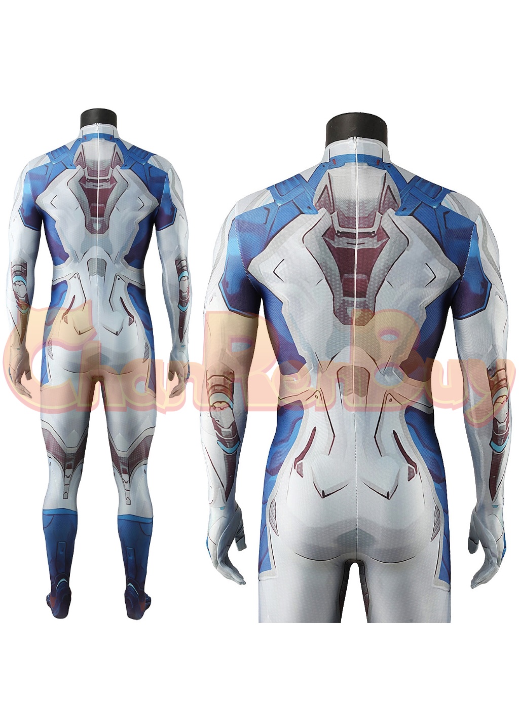 Mister Fantastic Costume Bodysuit Marvel Rivals Cosplay for Adult Kids