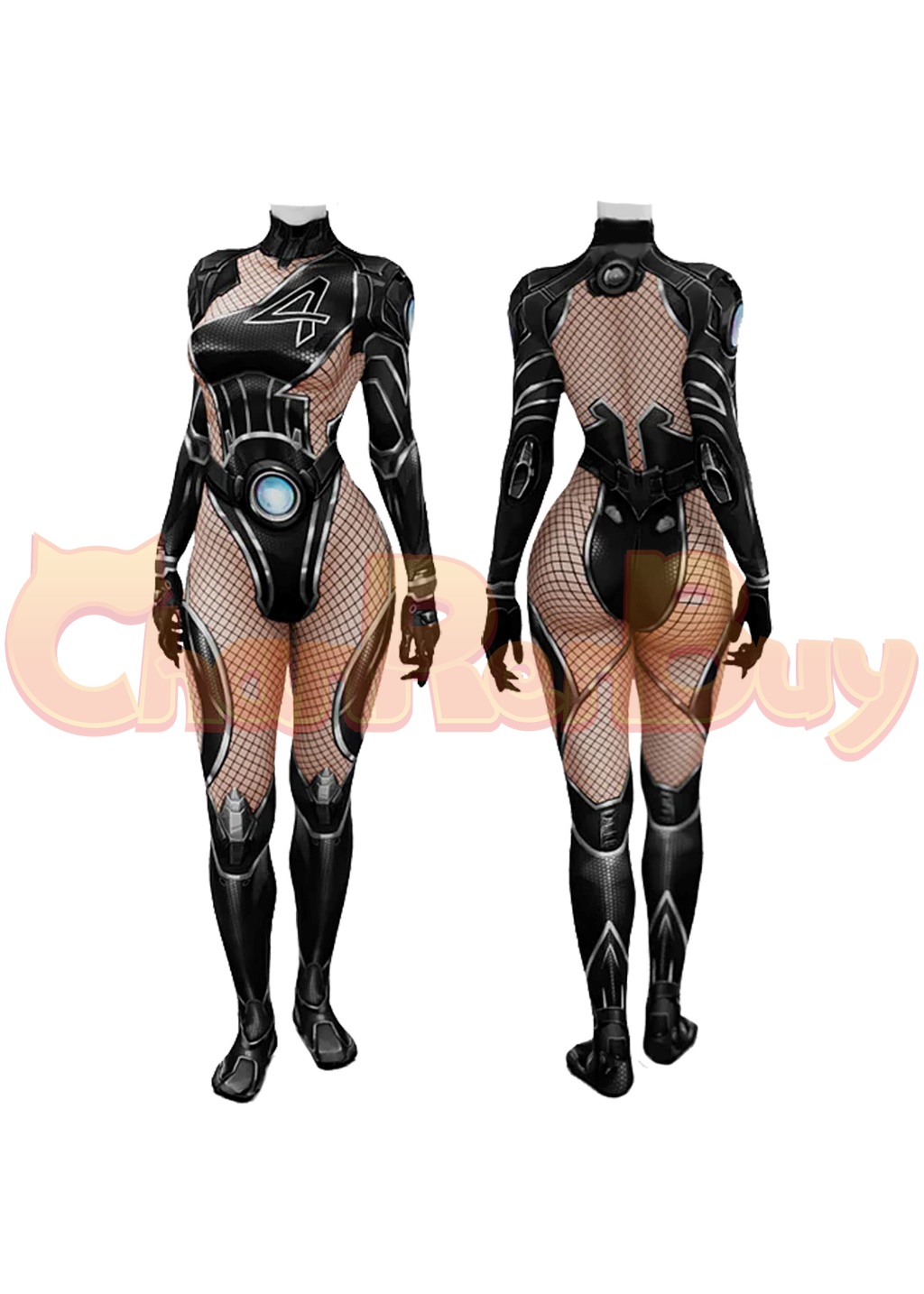 Invisible Woman Susan Storm Costume Marvel Rivals Bodysuit Cosplay for Adult Kids