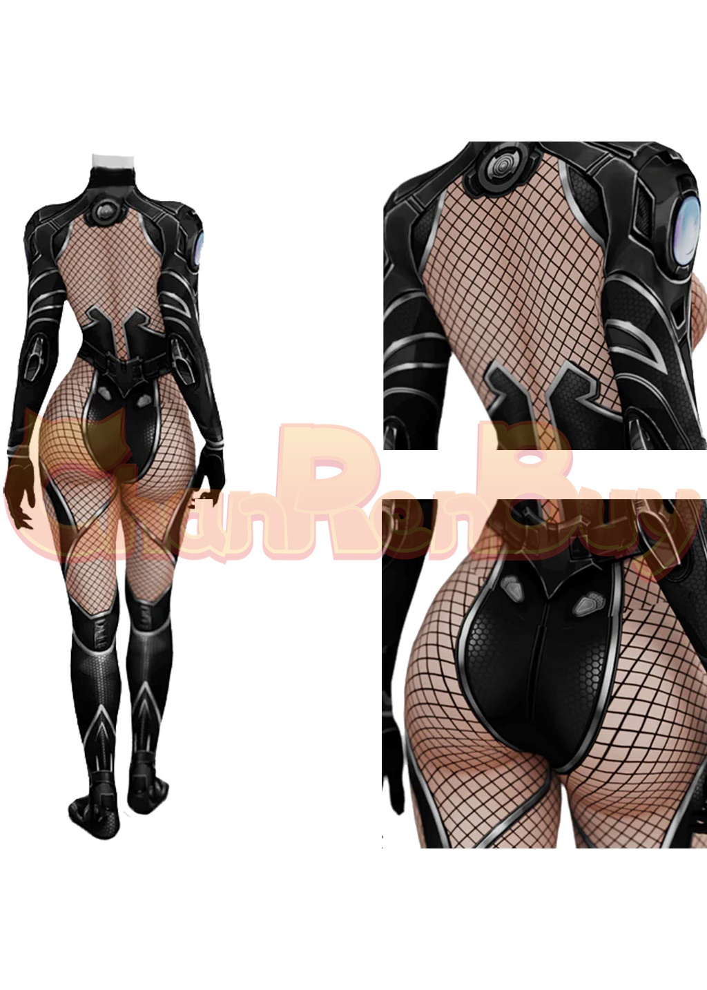 Invisible Woman Susan Storm Costume Marvel Rivals Bodysuit Cosplay for Adult Kids