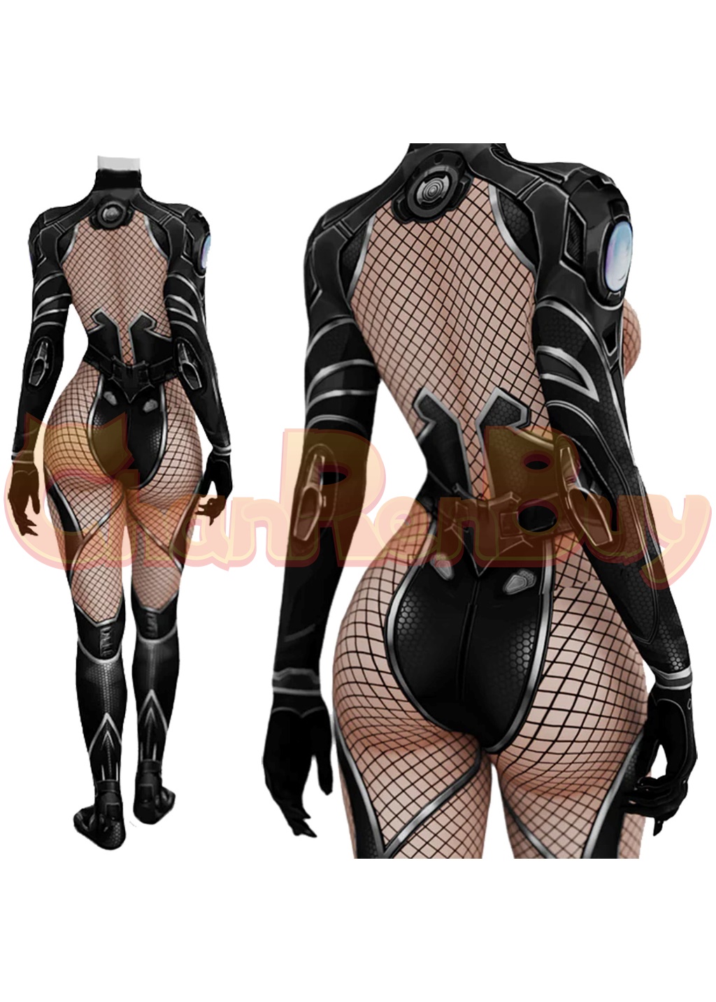 Invisible Woman Susan Storm Costume Marvel Rivals Bodysuit Cosplay for Adult Kids