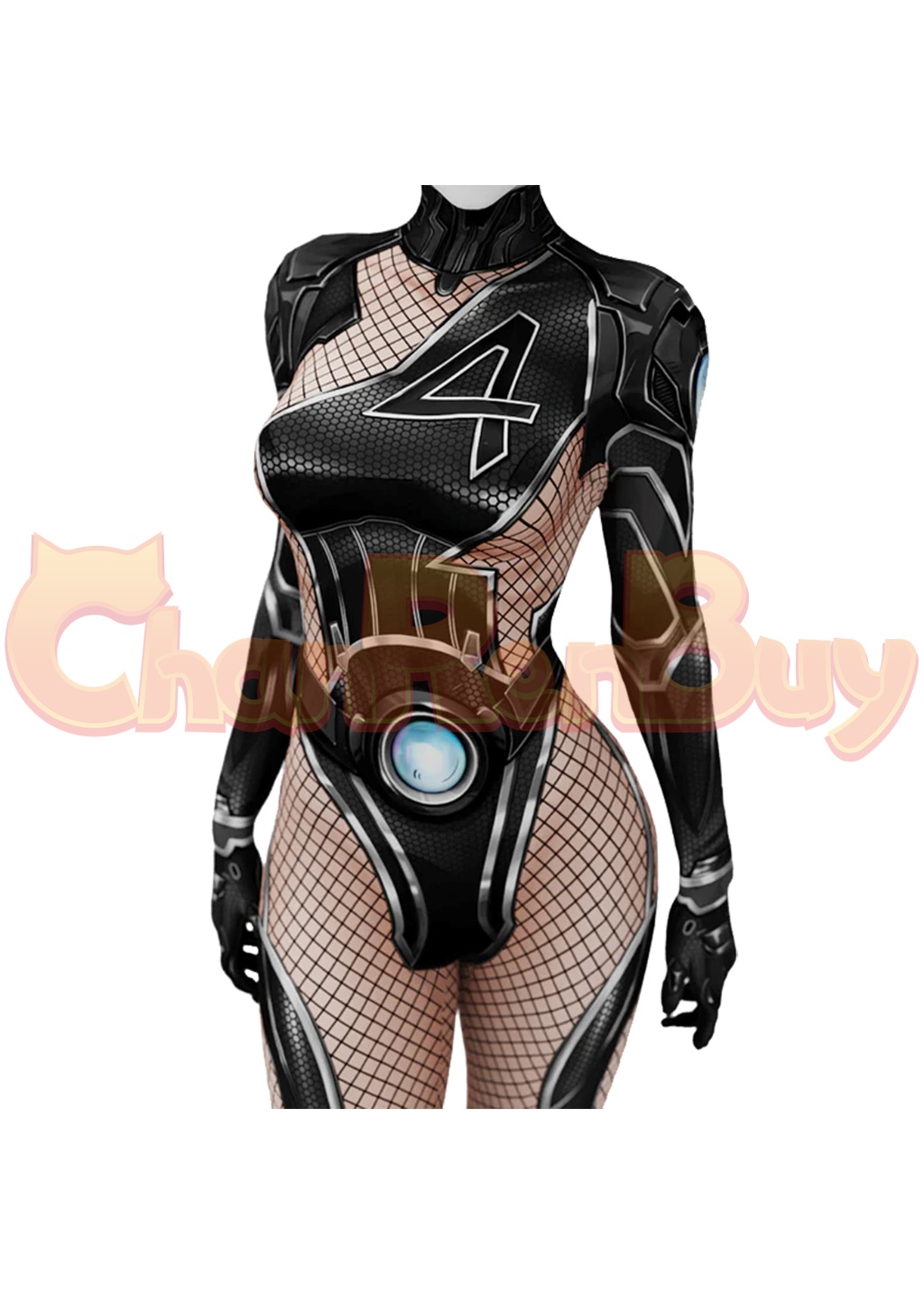 Invisible Woman Susan Storm Costume Marvel Rivals Bodysuit Cosplay for Adult Kids