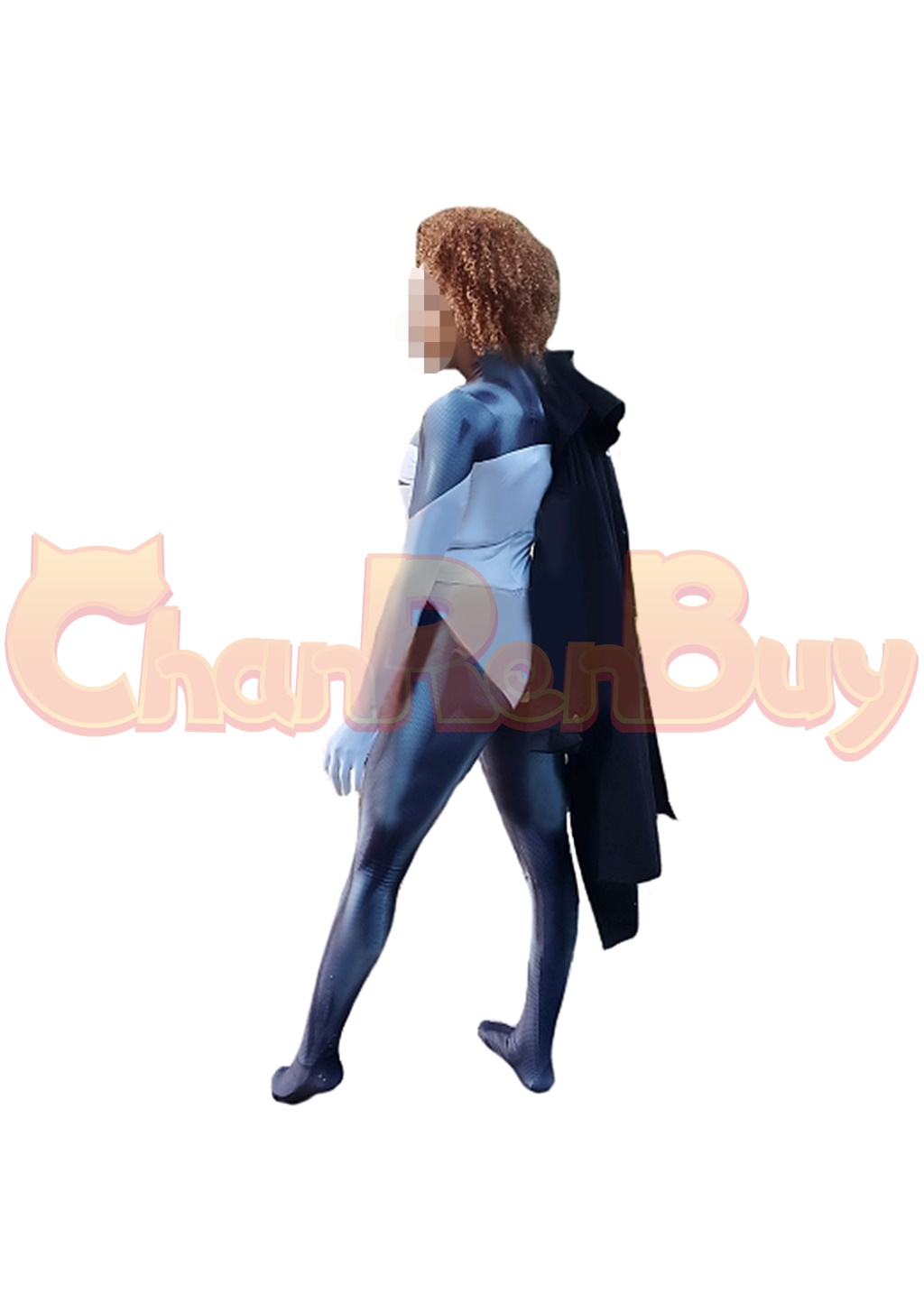 Monica Rambeau Costume Captain Marvel Bodysuit Cosplay for Adult Kids