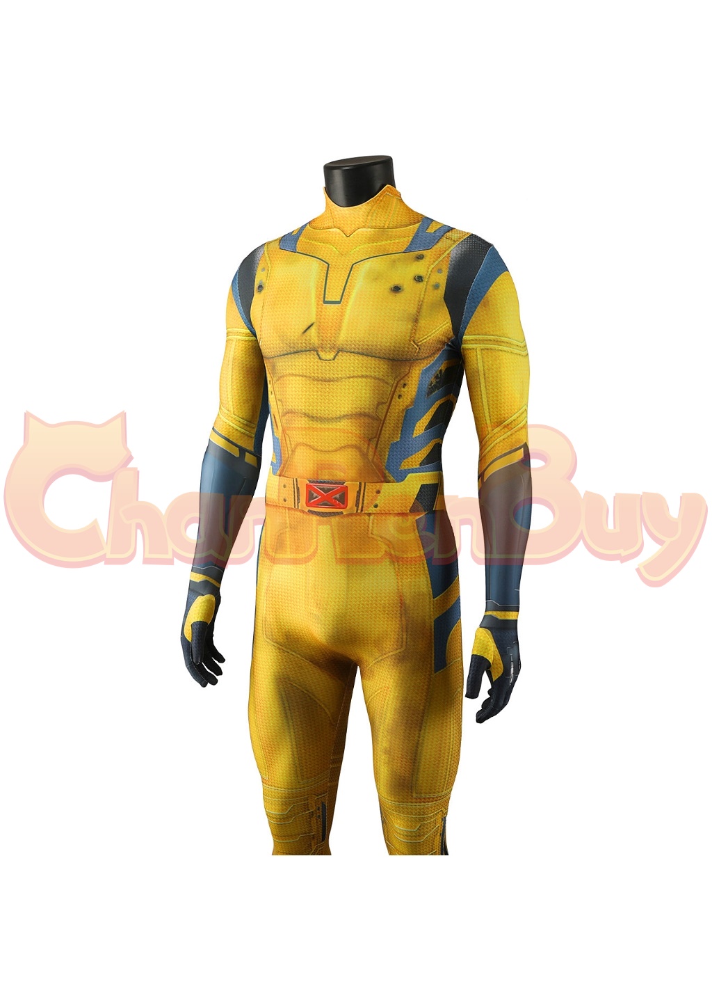 Wolverine Costume Bodysuit Deadpool & Wolverine Cosplay for Adult Kids Damaged Ver