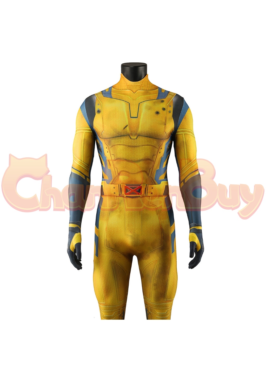 Wolverine Costume Bodysuit Deadpool & Wolverine Cosplay for Adult Kids Damaged Ver