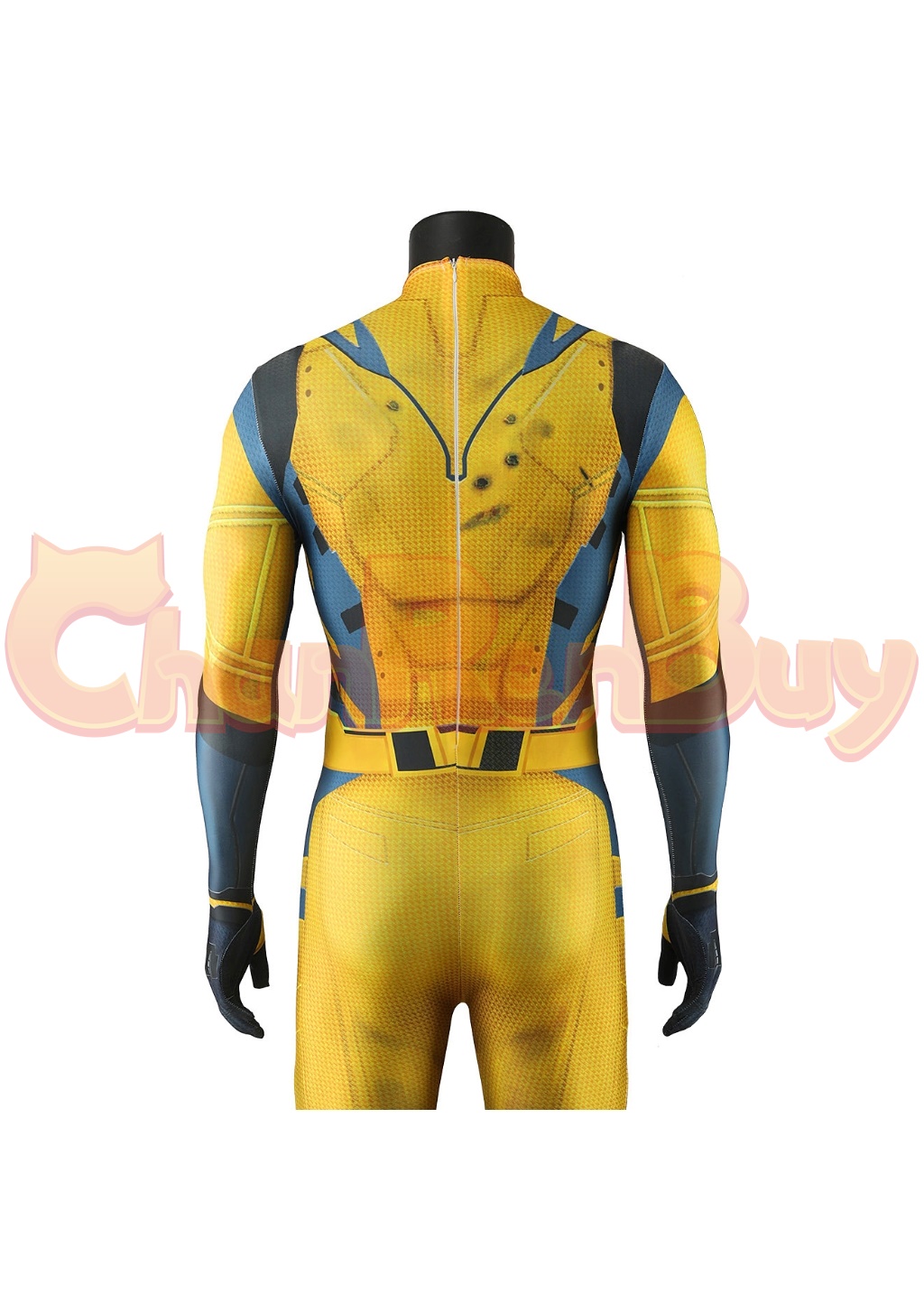 Wolverine Costume Bodysuit Deadpool & Wolverine Cosplay for Adult Kids Damaged Ver
