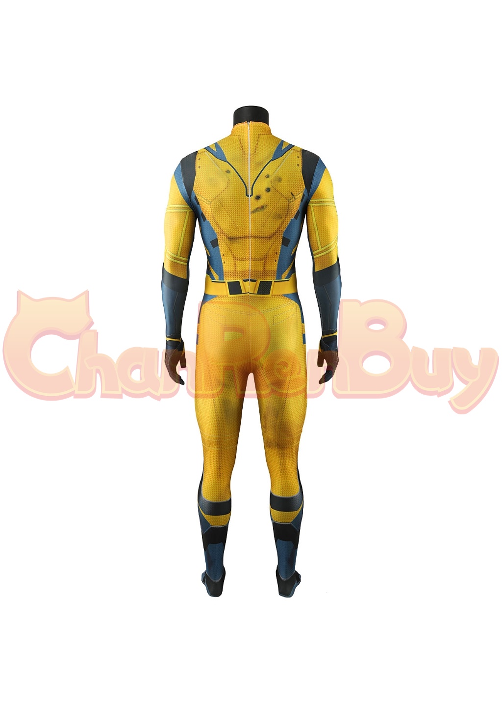 Wolverine Costume Bodysuit Deadpool & Wolverine Cosplay for Adult Kids Damaged Ver