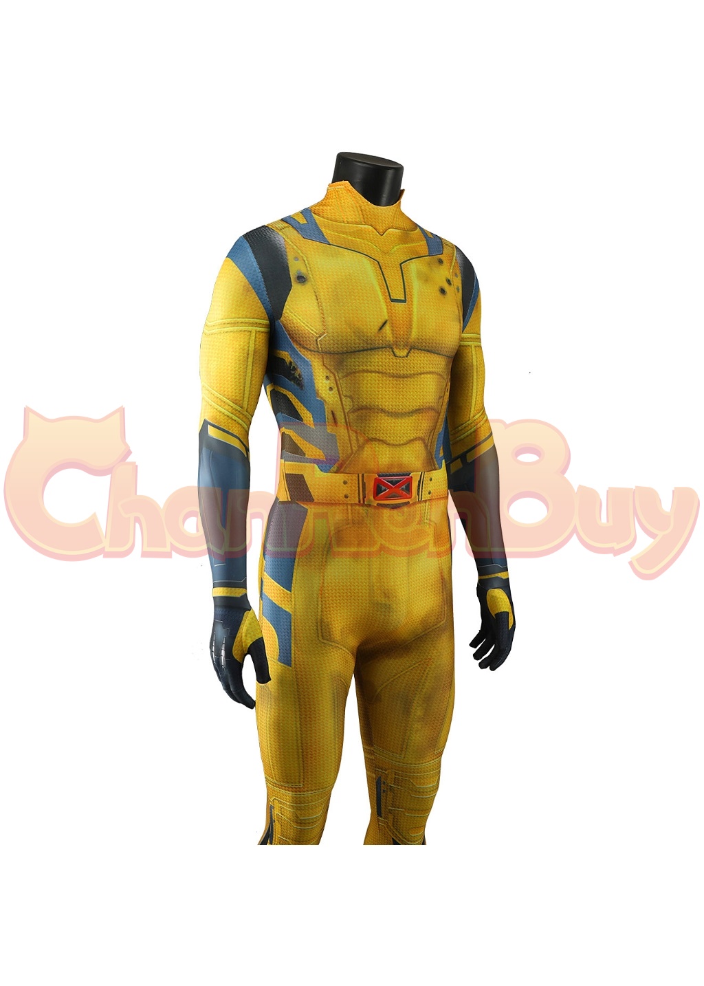 Wolverine Costume Bodysuit Deadpool & Wolverine Cosplay for Adult Kids Damaged Ver