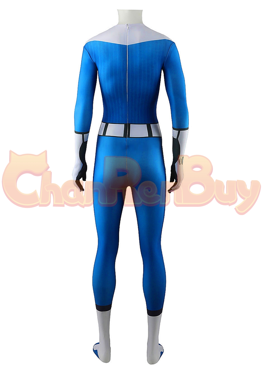 Invisible Woman Costume The Fantastic Four First Steps Bodysuit Cosplay for Adult Kids