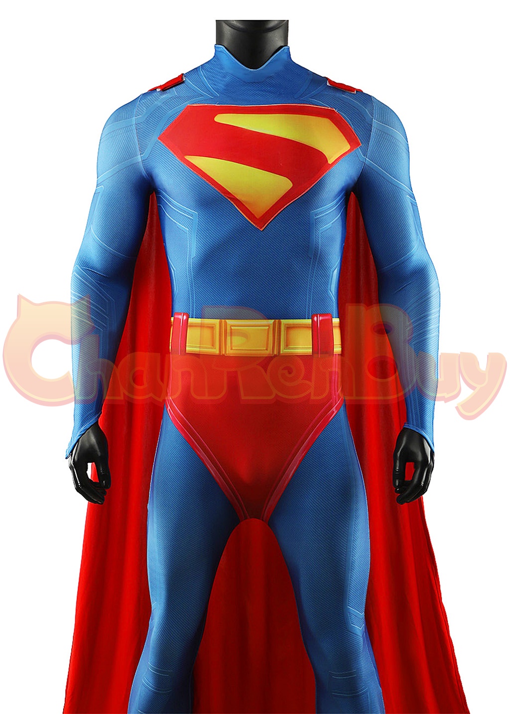 Superhero Man Costume Clark Kent Bodysuit Cosplay for Adult Kids