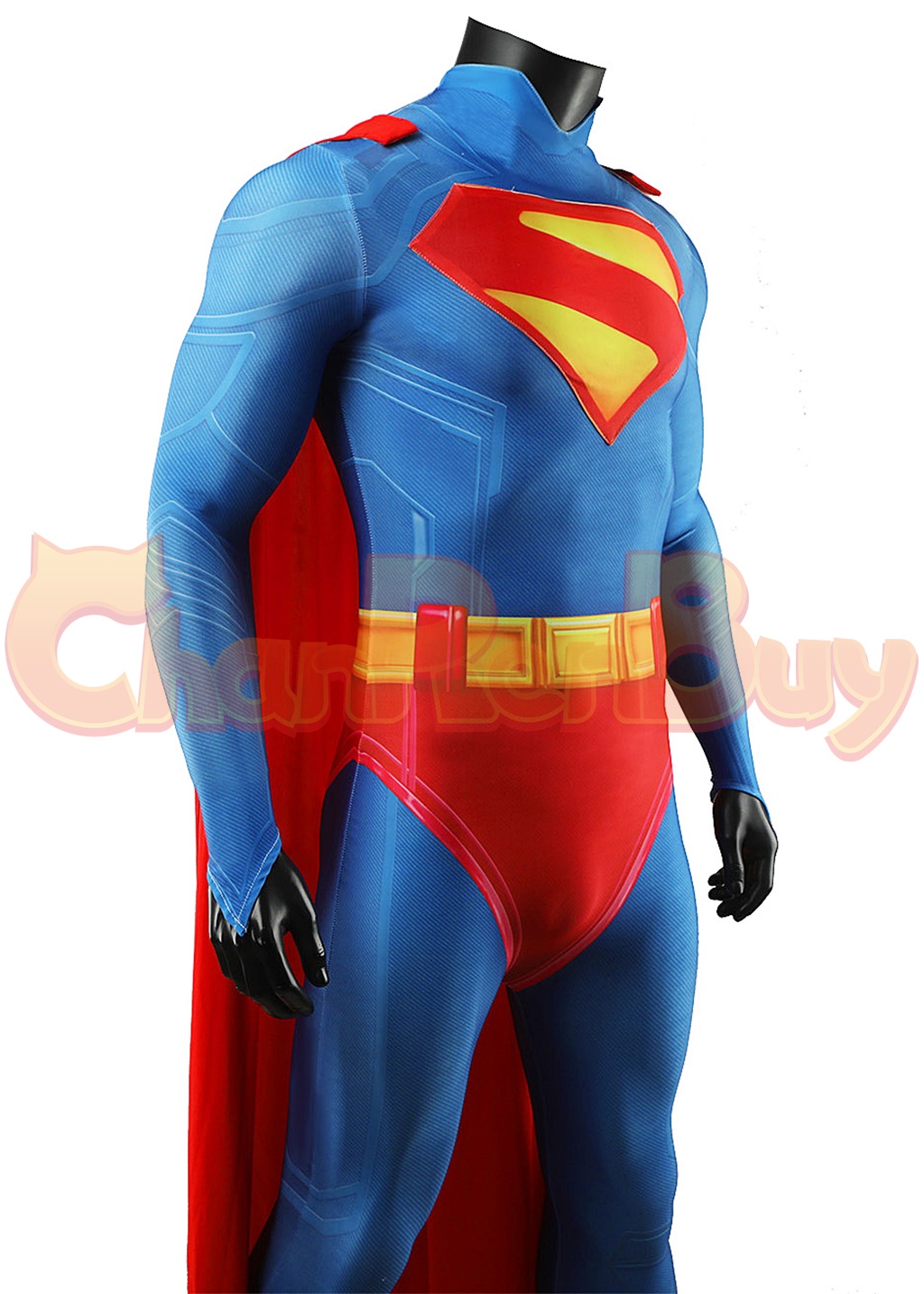 Superhero Man Costume Clark Kent Bodysuit Cosplay for Adult Kids
