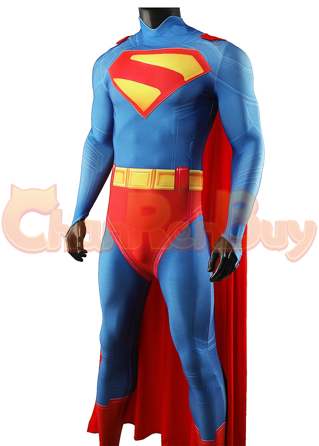 Superhero Man Costume Clark Kent Bodysuit Cosplay for Adult Kids