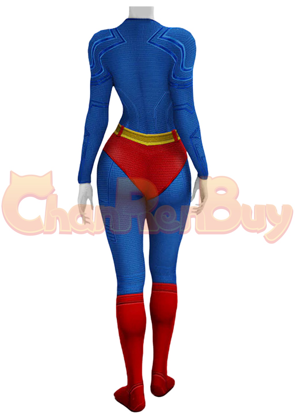 Superhero Man Costume Bodysuit Cosplay Female Ver for Adult Kids