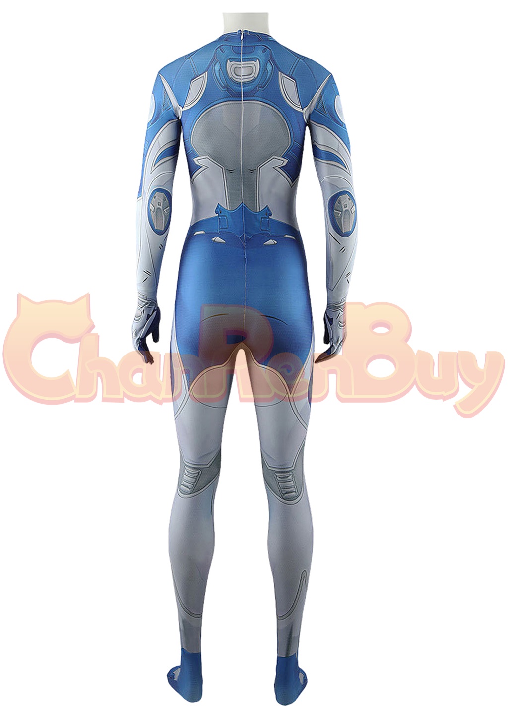 Invisible Woman Costume Marvel Rivals Bodysuit Cosplay for Adult Kids