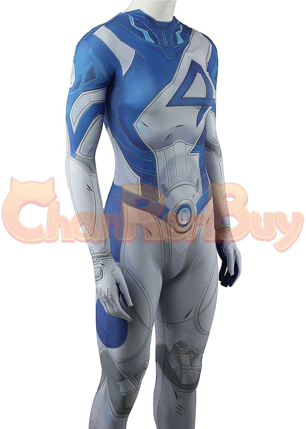 Invisible Woman Costume Marvel Rivals Bodysuit Cosplay for Adult Kids