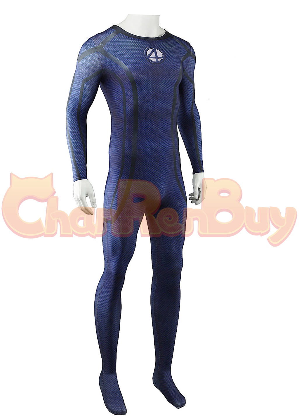 Human Torch Costume Deadpool & Wolverine Bodysuit Cosplay for Adult Kids
