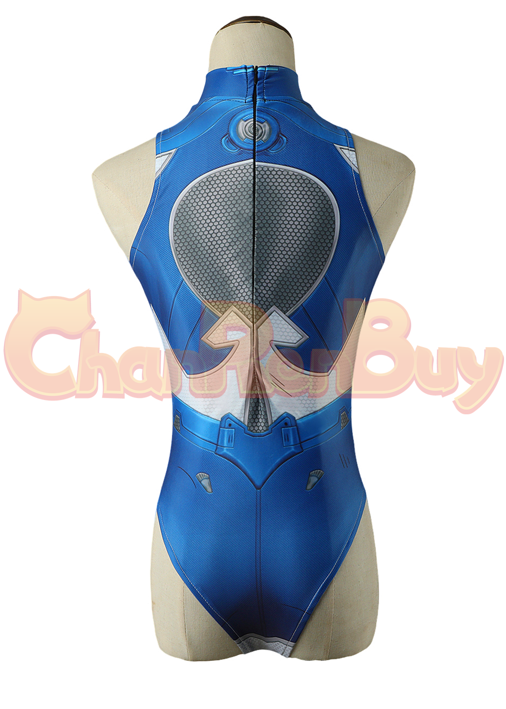 Invisible Woman Costume Marvel Rivals Swimsuit Cosplay for Adult Kids