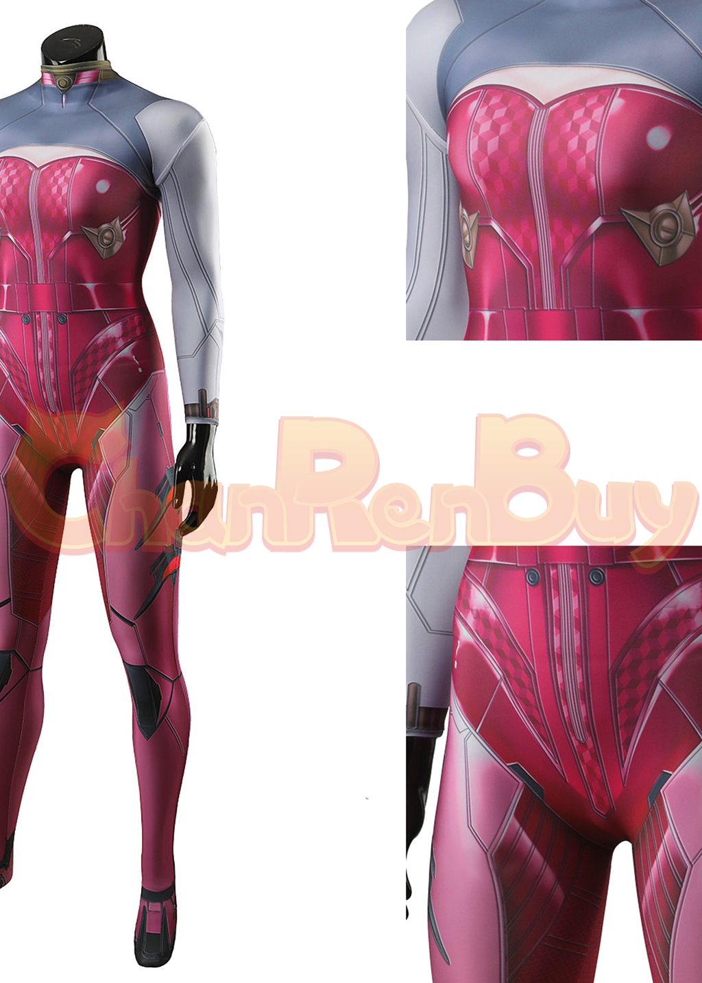 Aerith Gainsborough Costume Final Fantasy VII Rebirth Bodysuit Cosplay for Adult Kids