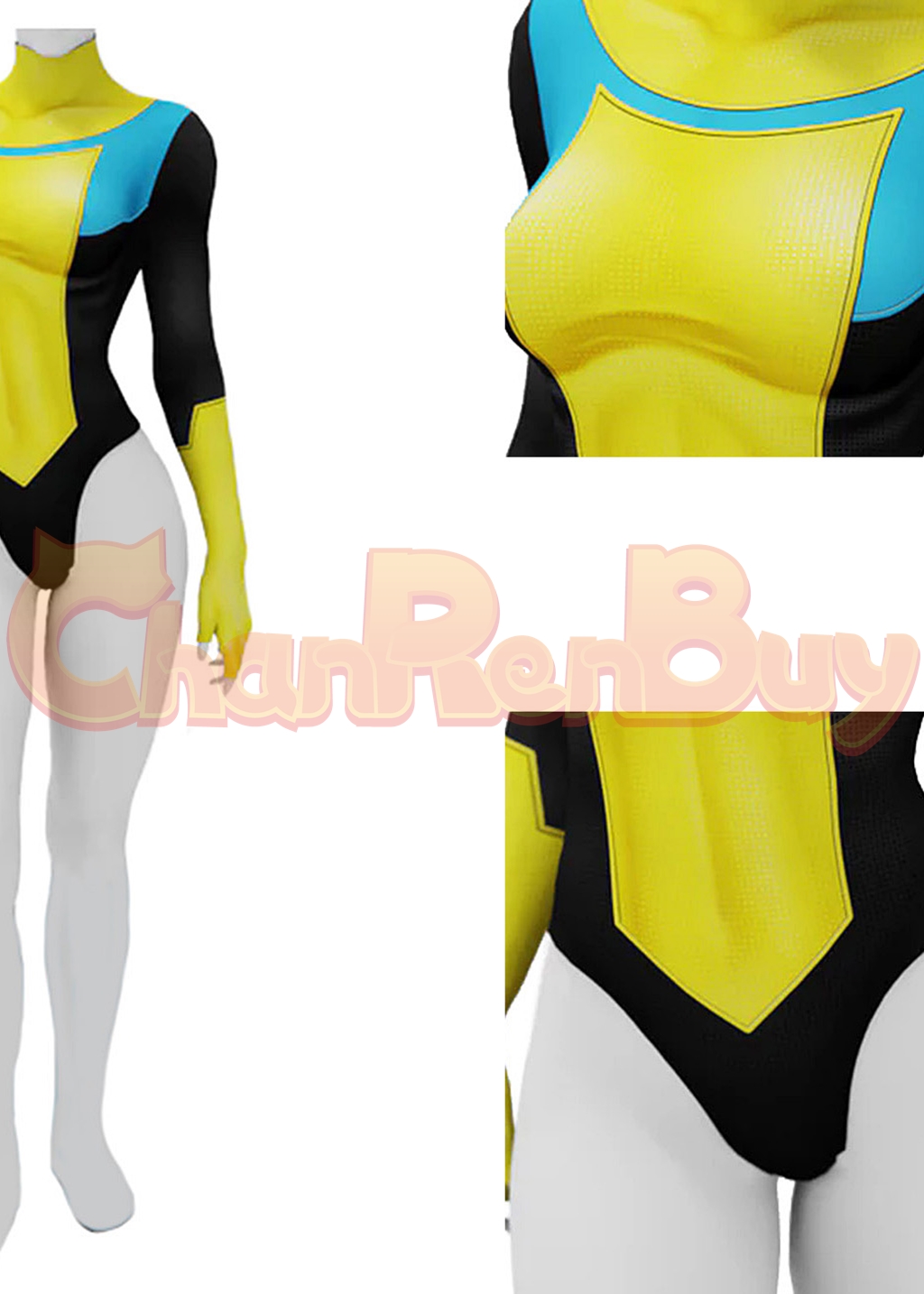 Invincible Costume Swimsuit Cosplay for Adult Kids