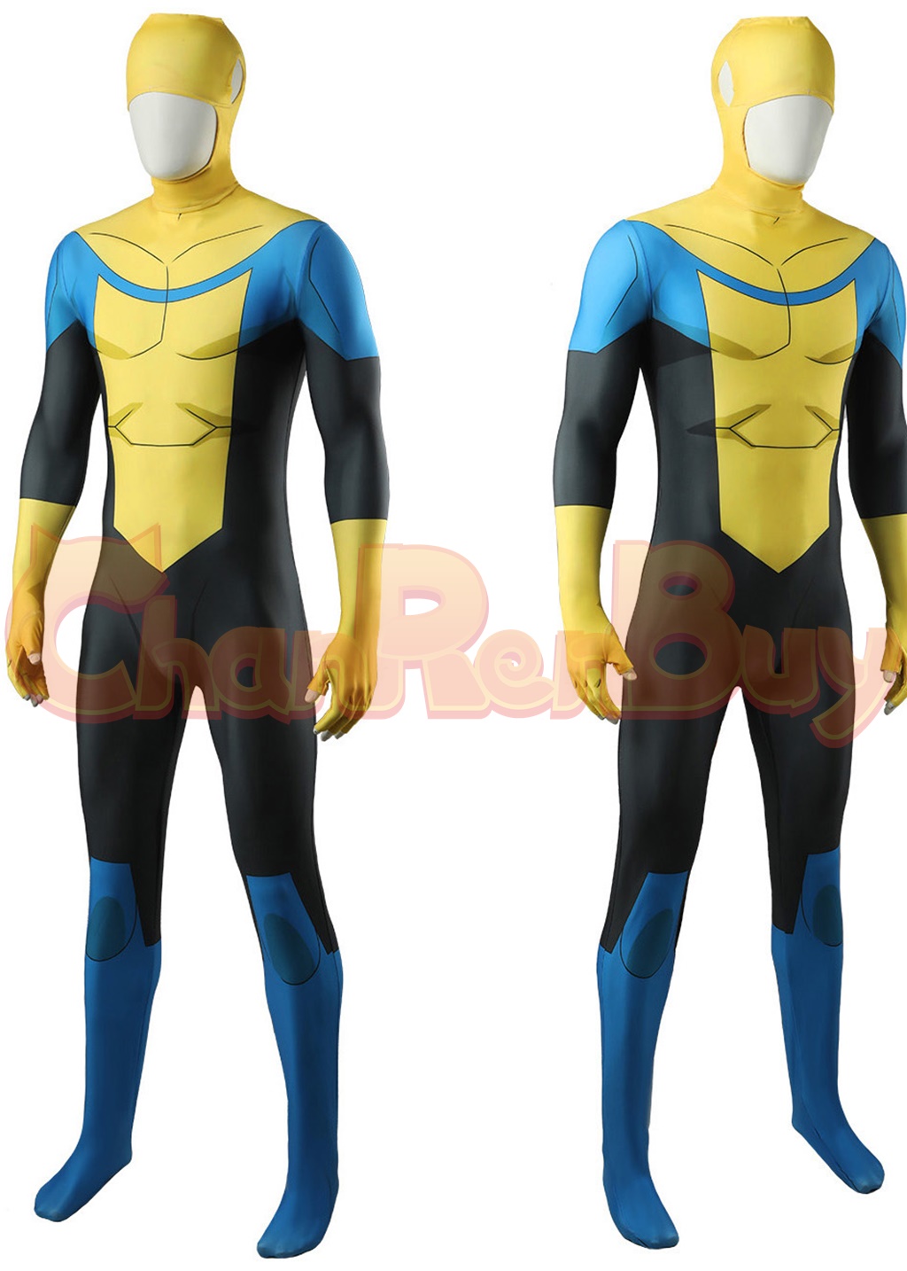 Mark Grayson Costume Invincible Bodysuit Cosplay Yellow Ver for Adult Kids