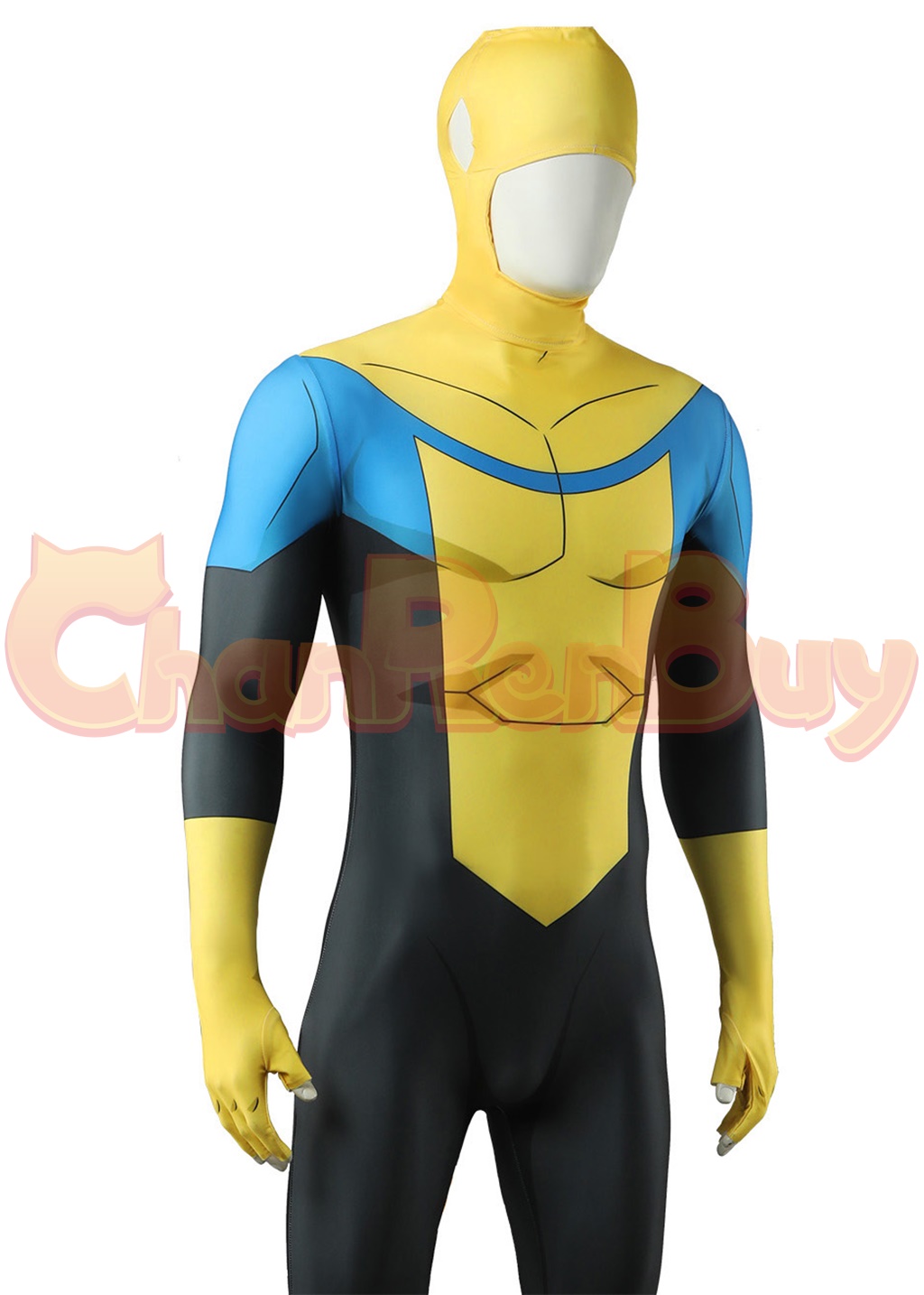 Mark Grayson Costume Invincible Bodysuit Cosplay Yellow Ver for Adult Kids
