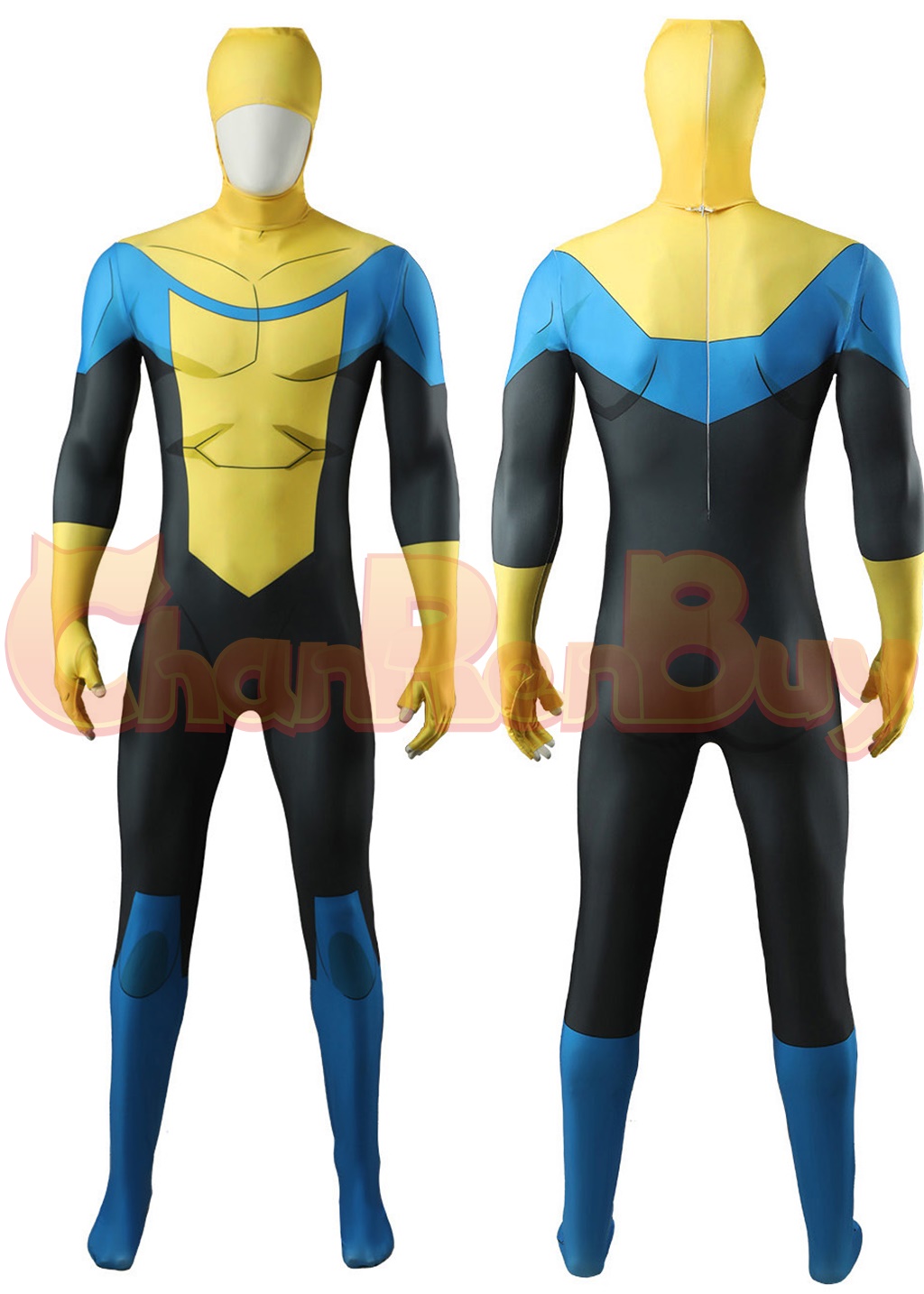 Mark Grayson Costume Invincible Bodysuit Cosplay Yellow Ver for Adult Kids