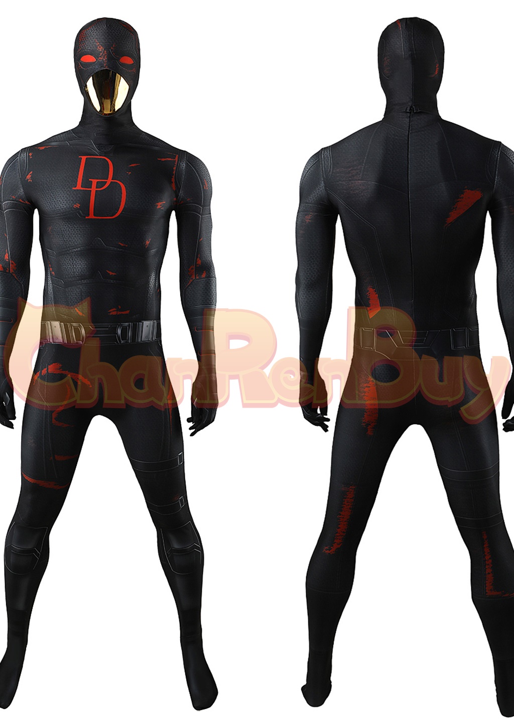 Matt Murdock Costume Daredevil S2 Bodysuit Cosplay for Adult Kids