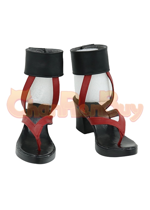 Hololive Shoes Women Ookami Mio Boots Cosplay