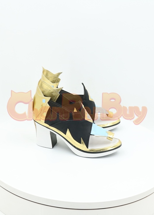 Shenhe Shoes Genshin Impact Boots Cosplay Ver.2