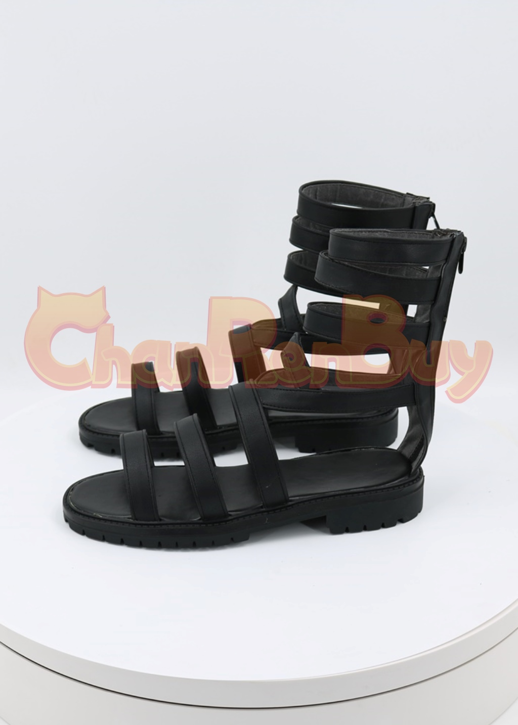 Marco Shoes Cosplay Men Boots Black