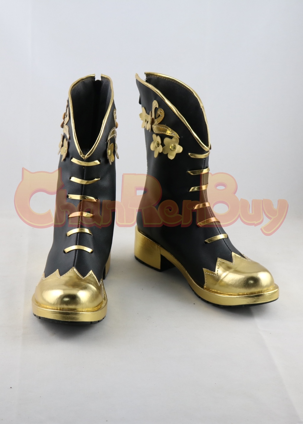 Vil Schoenheit Epel Shoes Cosplay Men Twisted Wonderland Boots Black
