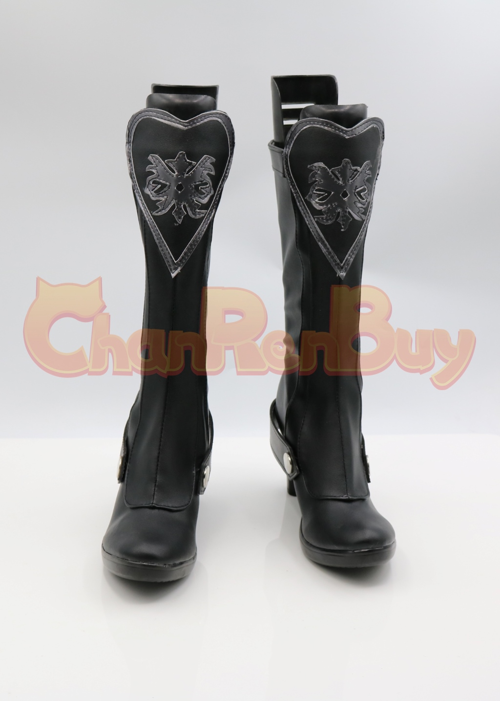 Cater Diamond Shoes Cosplay Men Twisted Wonderland Boots Black