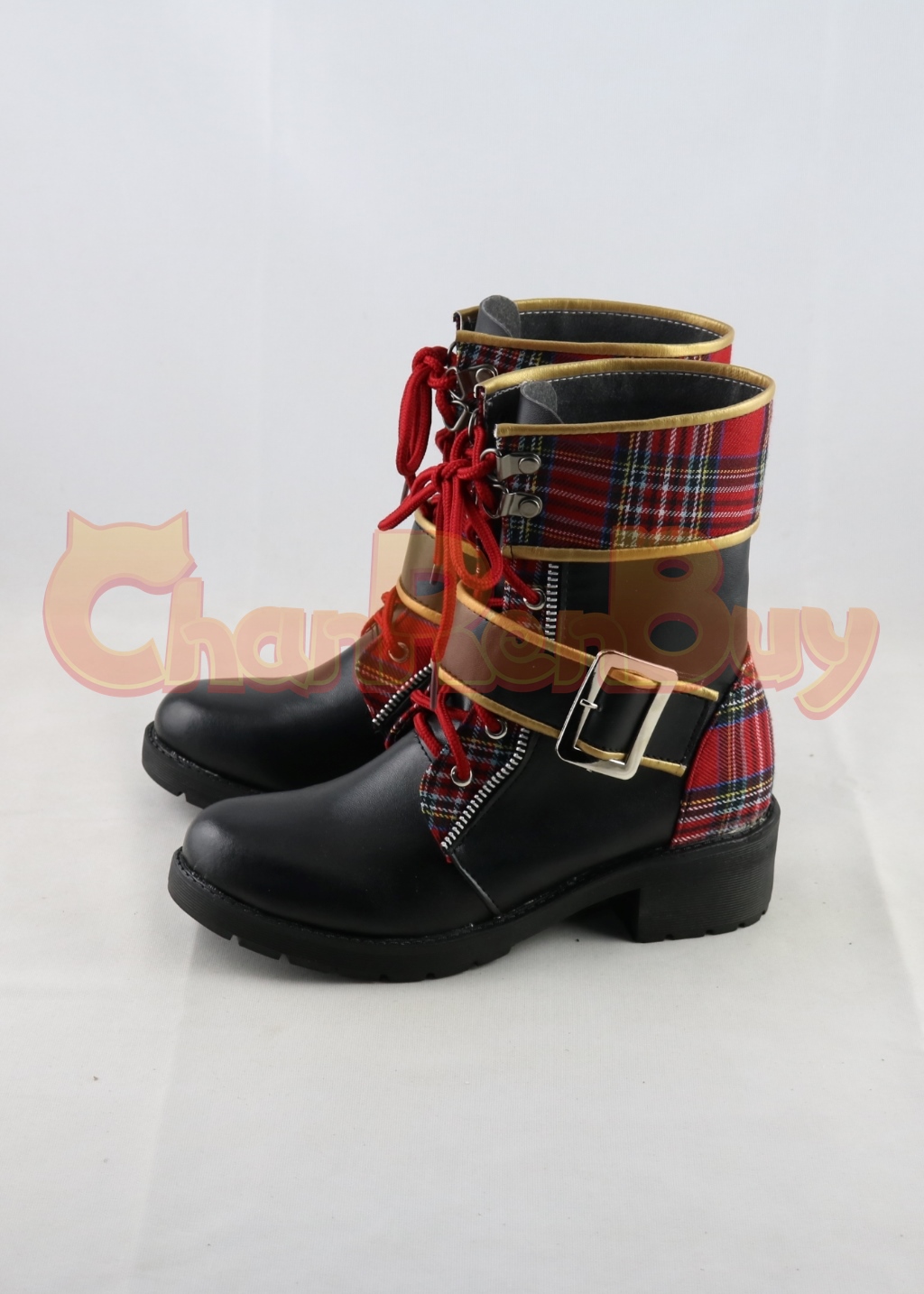 Epel Felmier Shoes Cosplay Men Twisted Wonderland Boots Black