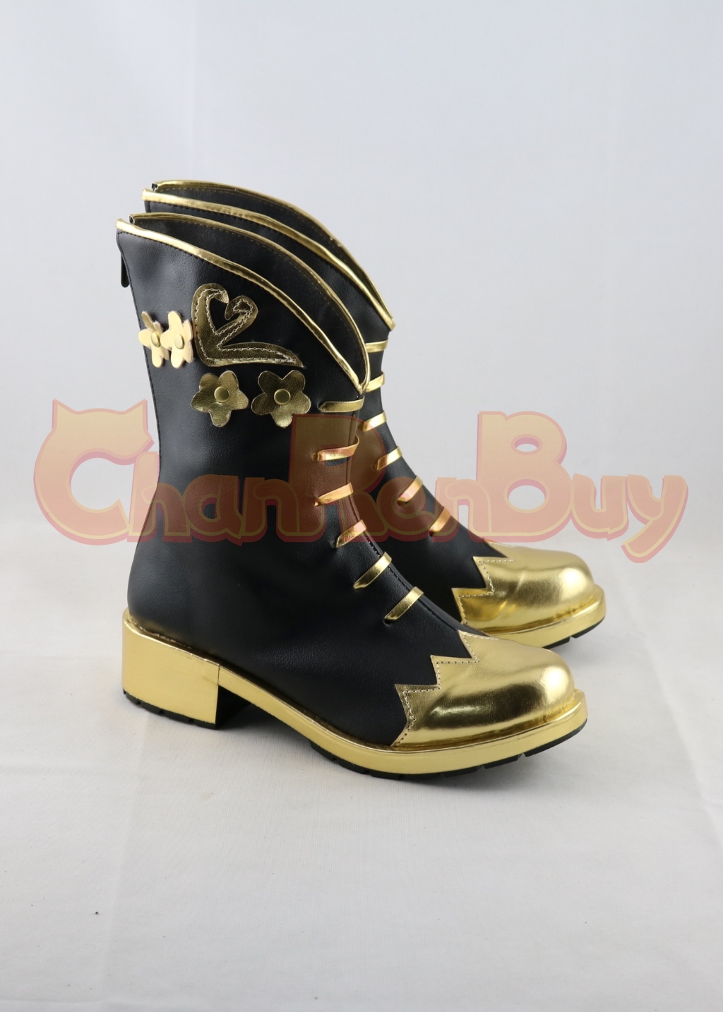 Vil Schoenheit Epel Shoes Cosplay Men Twisted Wonderland Boots Black