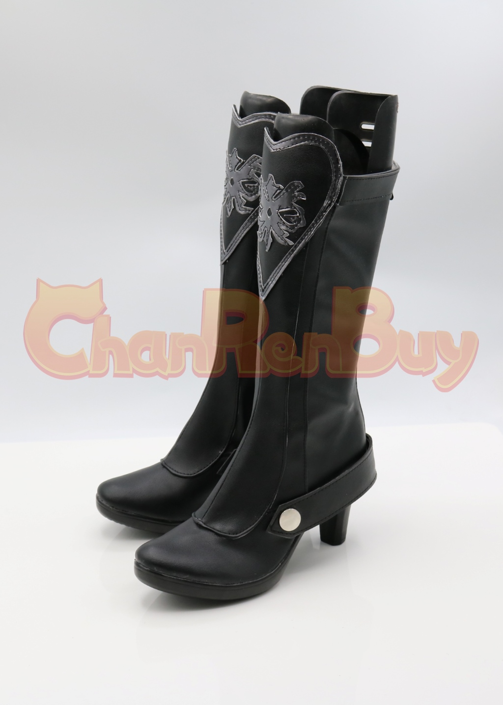 Cater Diamond Shoes Cosplay Men Twisted Wonderland Boots Black